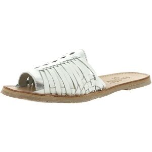 NWT Sbicca Lawrin Huarache Leather Matallic Sandla Size 7